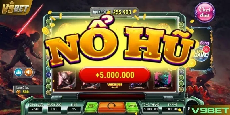 Giao diện đẹp mắt của nổ hũ vàng V9Bet