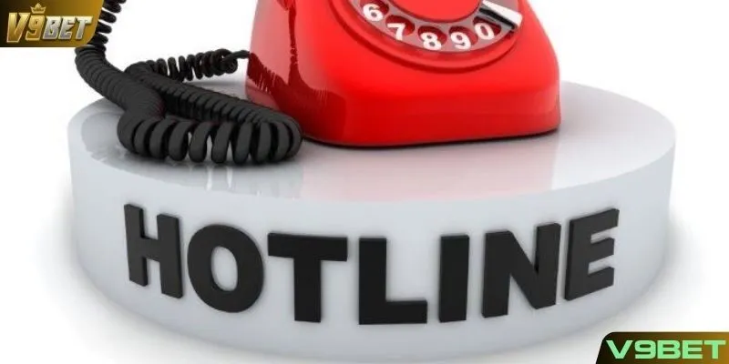 Liên hệ V9BET qua hotline vô cùng thuận tiện