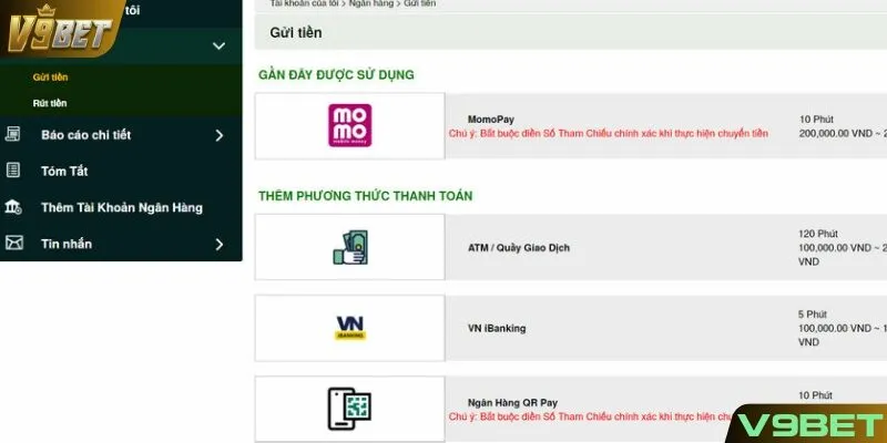Lưu ý để tránh gặp gián đoạn khi thực hiện giao dịch